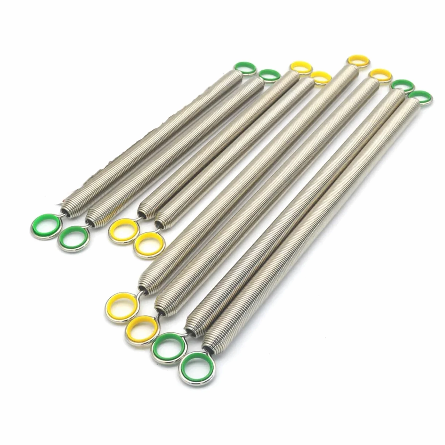Muelle de Pilates Reformer Accesorio 8 Uds. Unidades de Tablero Pared for Pilates, trampolín, Equipo Madera, Juego Resorte Acero con Alambre Musical for Yoga y meditación Pilates