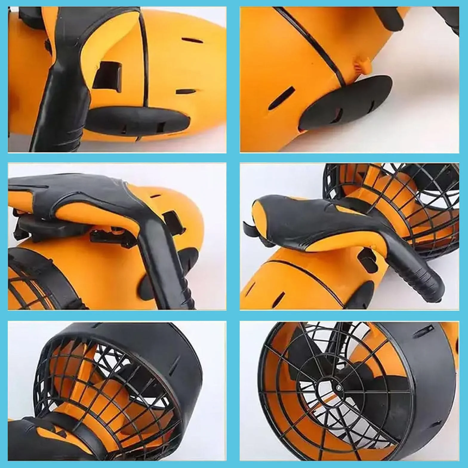 Scooter acuático, propulsor de natación y Buceo con batería, eléctrico de 500 W, para Deportes acuáticos, Piscinas, Buceo, Snorkel y Aventuras Marinas.