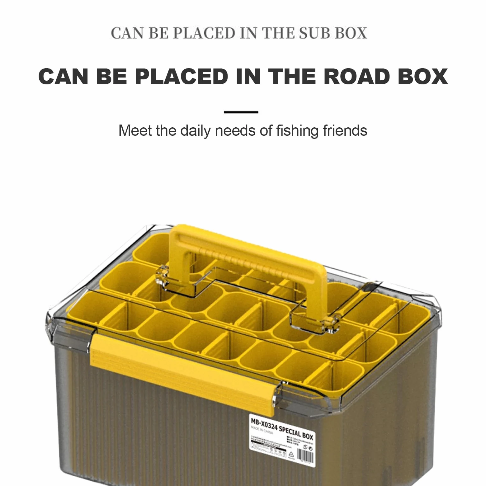 Cajas de almacenamiento para señuelos de, de aparejos de, almacenamiento impermeable, organizador de cebos de calamar para moscas