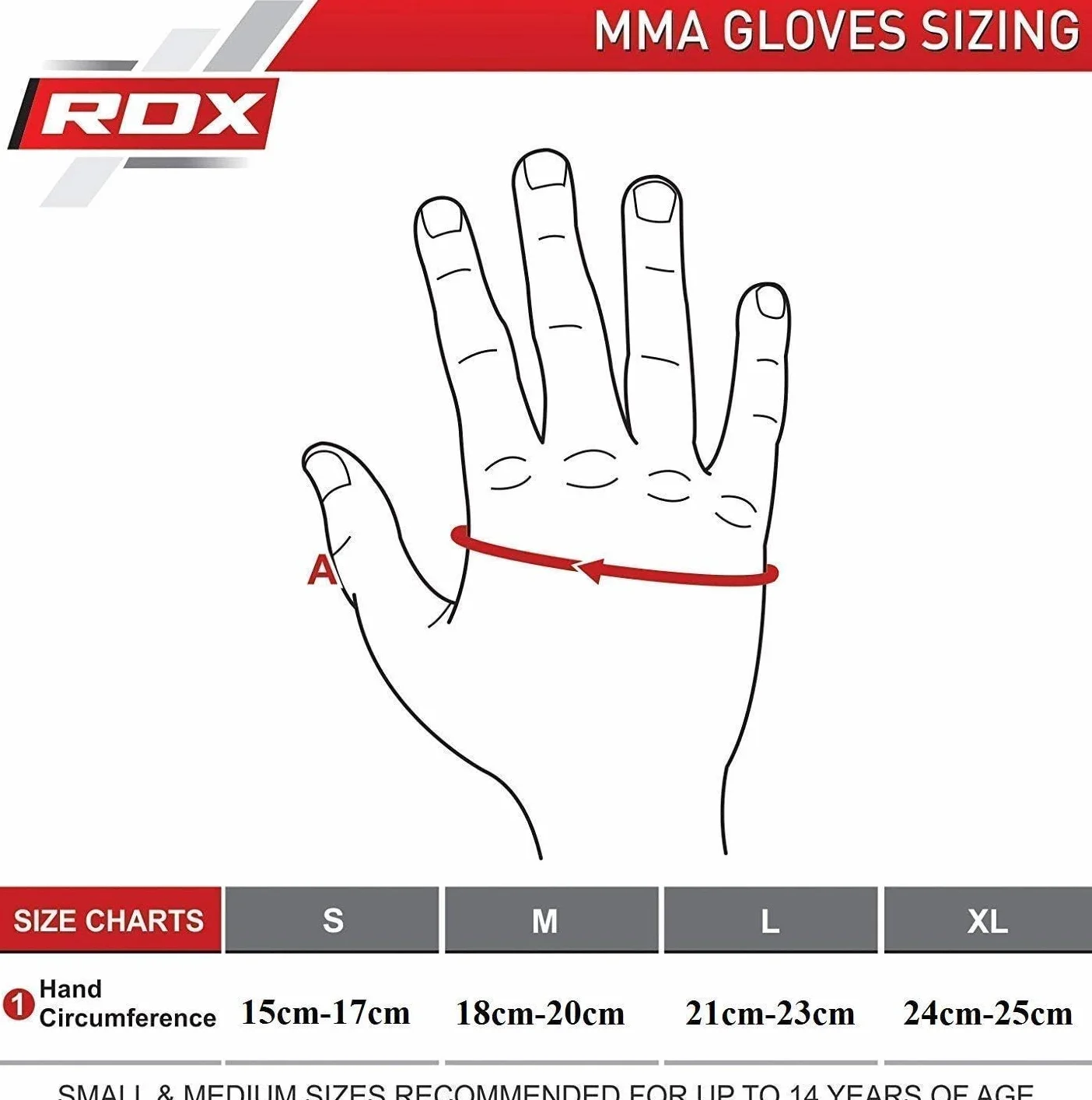 RDX MMA Guantes para artes marciales Grappling Entrenamiento, Convex Piel Kickboxing Guantes, Grande para Muay Thai, Sparring, Saco Boxeo, Combate en Jaula Gloves