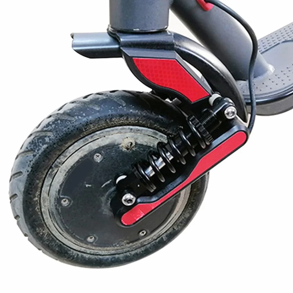 Amortiguador de tubo delantero para Xiaomi Electric Scooter, Horquilla de resorte, Mayor estabilidad (rojo)