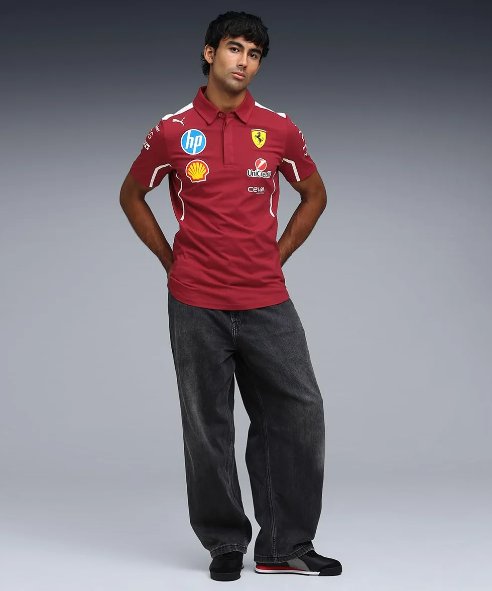 PUMA Scuderia Ferrari F1 Polo del Equipo 2025 - Rojo