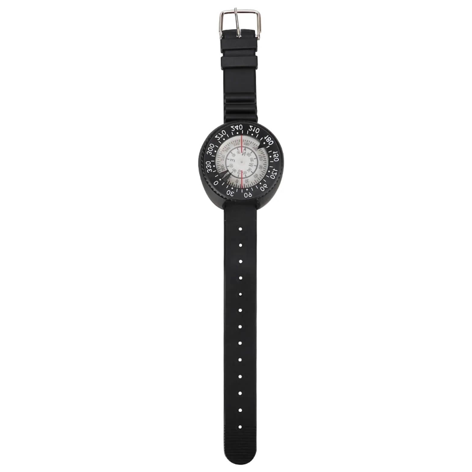 Night Wrist para Buceo, Calibrado para el Hemisferio Sur con Esfera y Pulsera Luminiscente, Lectura Superior y Lateral para Cuevas Submarinas y Snorkeling