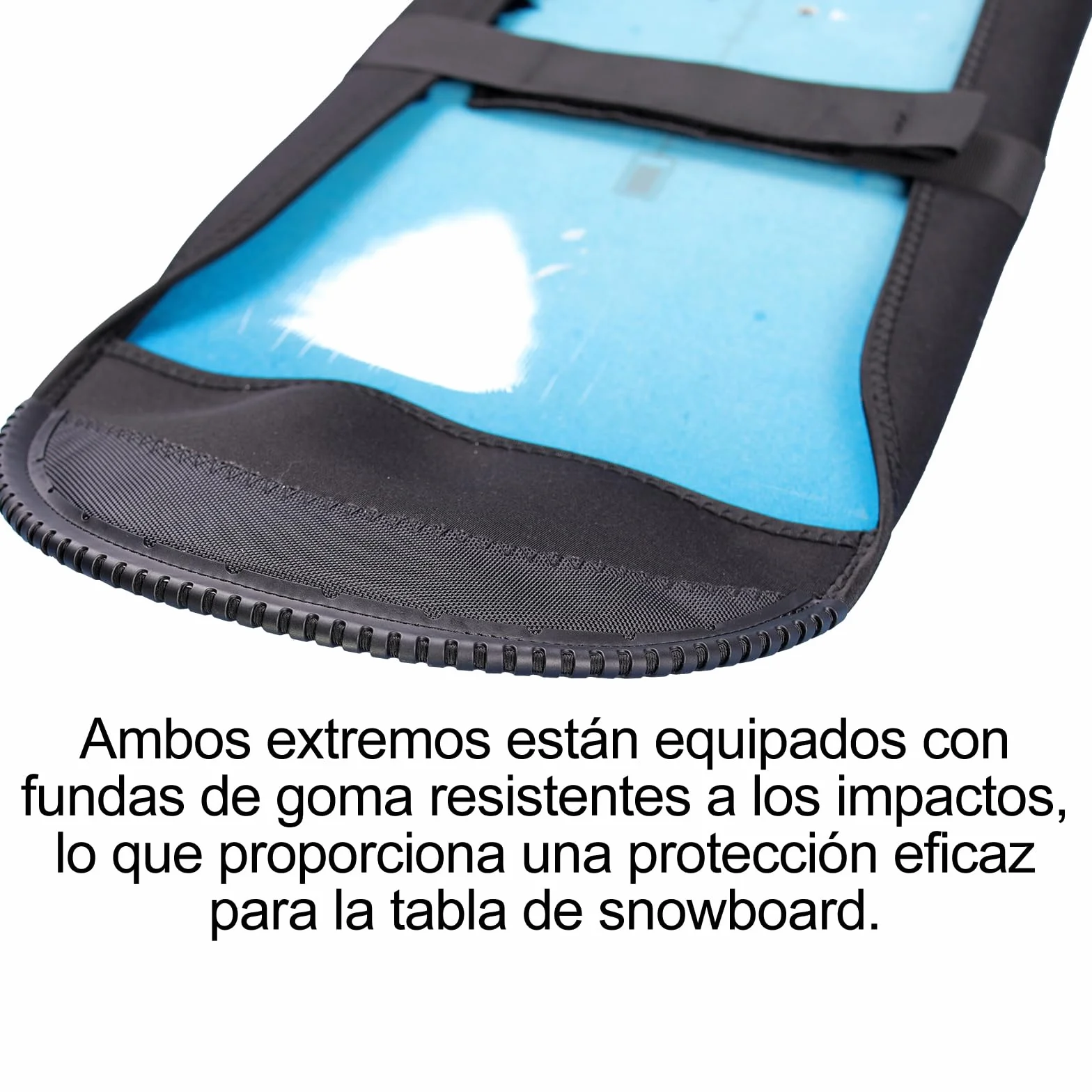 Funda para snowboard, bolsa de snowboard ajustable suave con correa para el hombro con ribete