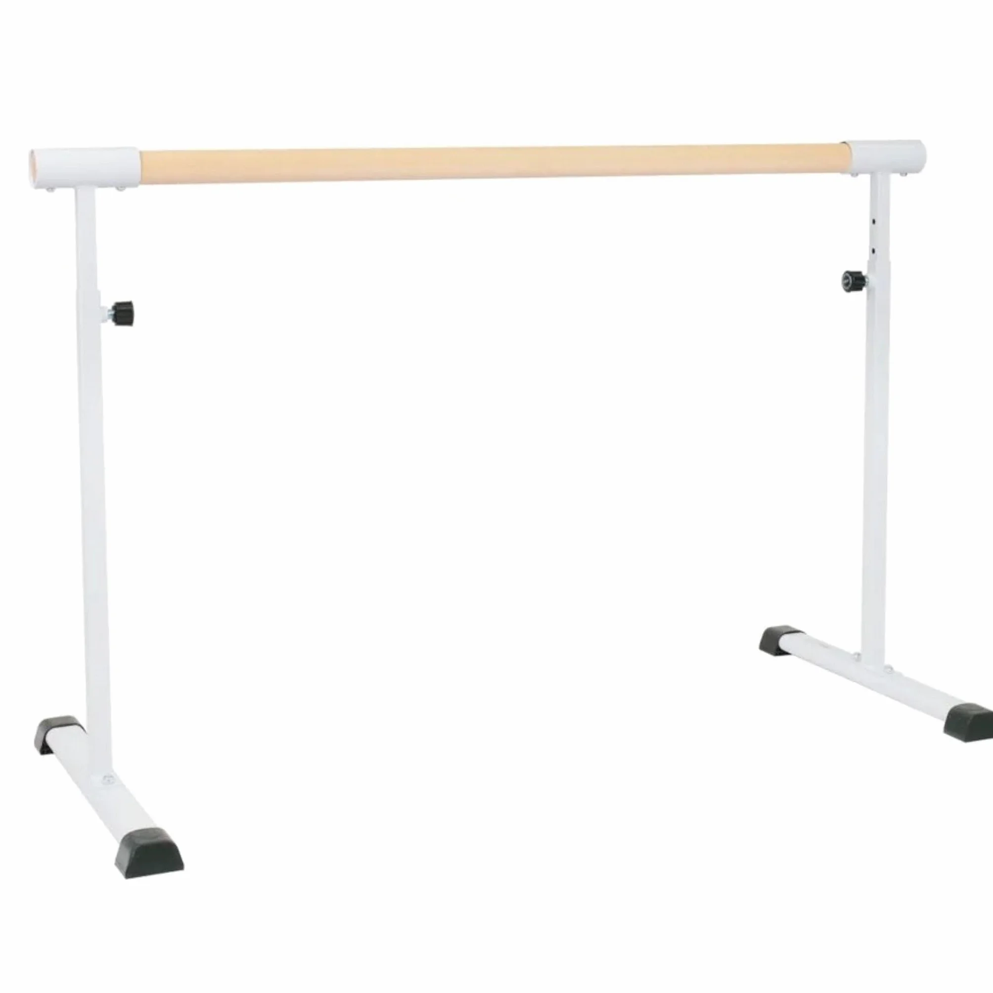 Barra elástica portátil para ballet Cannons UK, 1,1 m, altura ajustable 85-105 cm, pies antideslizantes