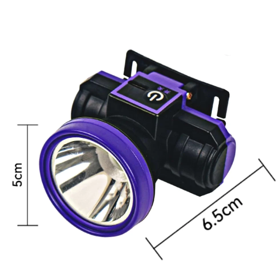 Linterna Frontal LED portátil de Alta Potencia de 100W Linterna Recargable Impermeable con Casco 3 Modos de iluminación Recargable por USB para Pesca