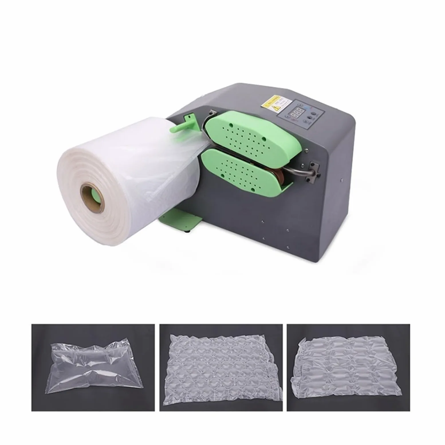 Máquina De Inflado Cojines Aire, Bolsa Columna, Llenado Automático, Almohada, Bolsas Burbujas, Película Inflado De Alta Eficiencia