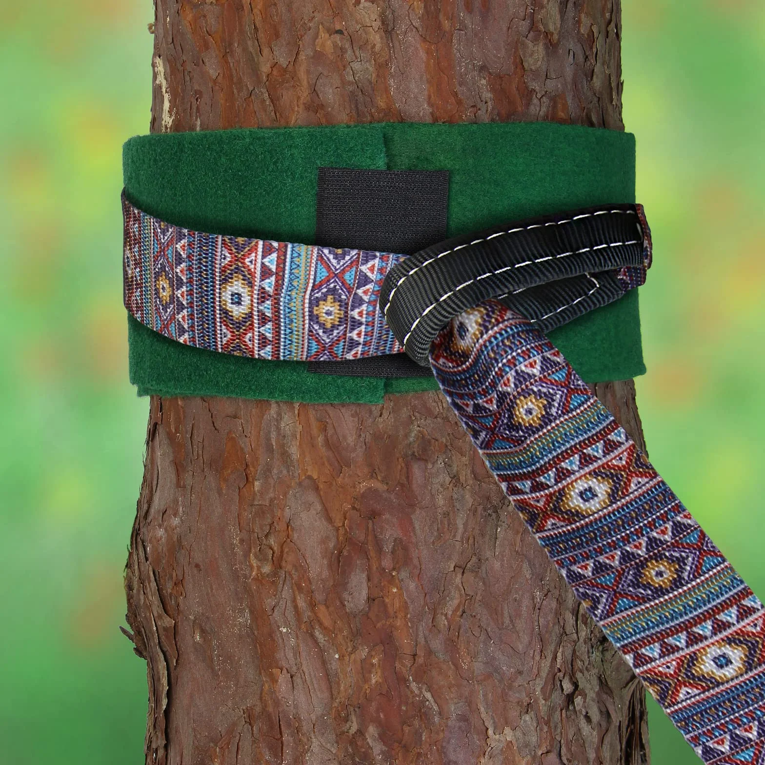 ALPIDEX Slackline Set 15 m + protector de árbol y protector de trinquete , ideal para niños, principiantes y expertos