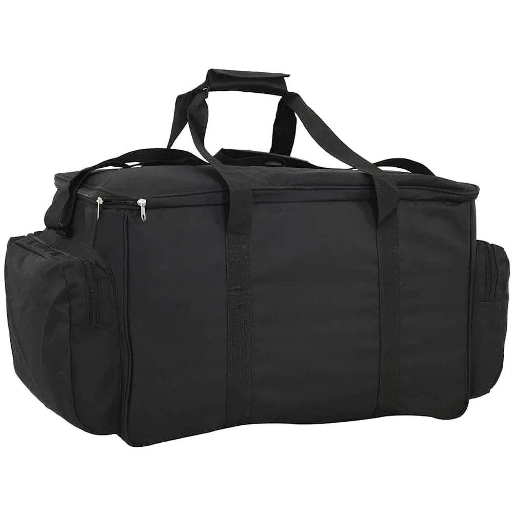 Bolsa de pesca impermeable verde oscuro, tela Oxford 600D, 57 x 35 x, con divisor aislante, correa para el hombro, organizador para accesorios de pesca y actividades al aire libre