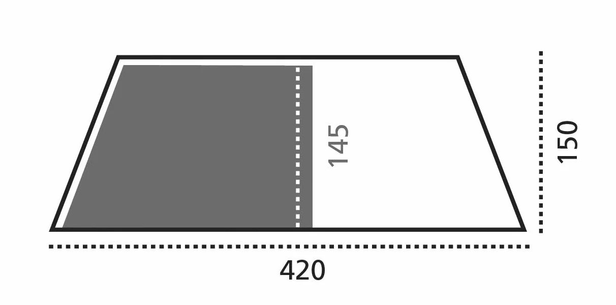 Grand Canyon Robson 3 – Tienda Tipo túnel (Tienda para 3 Personas)