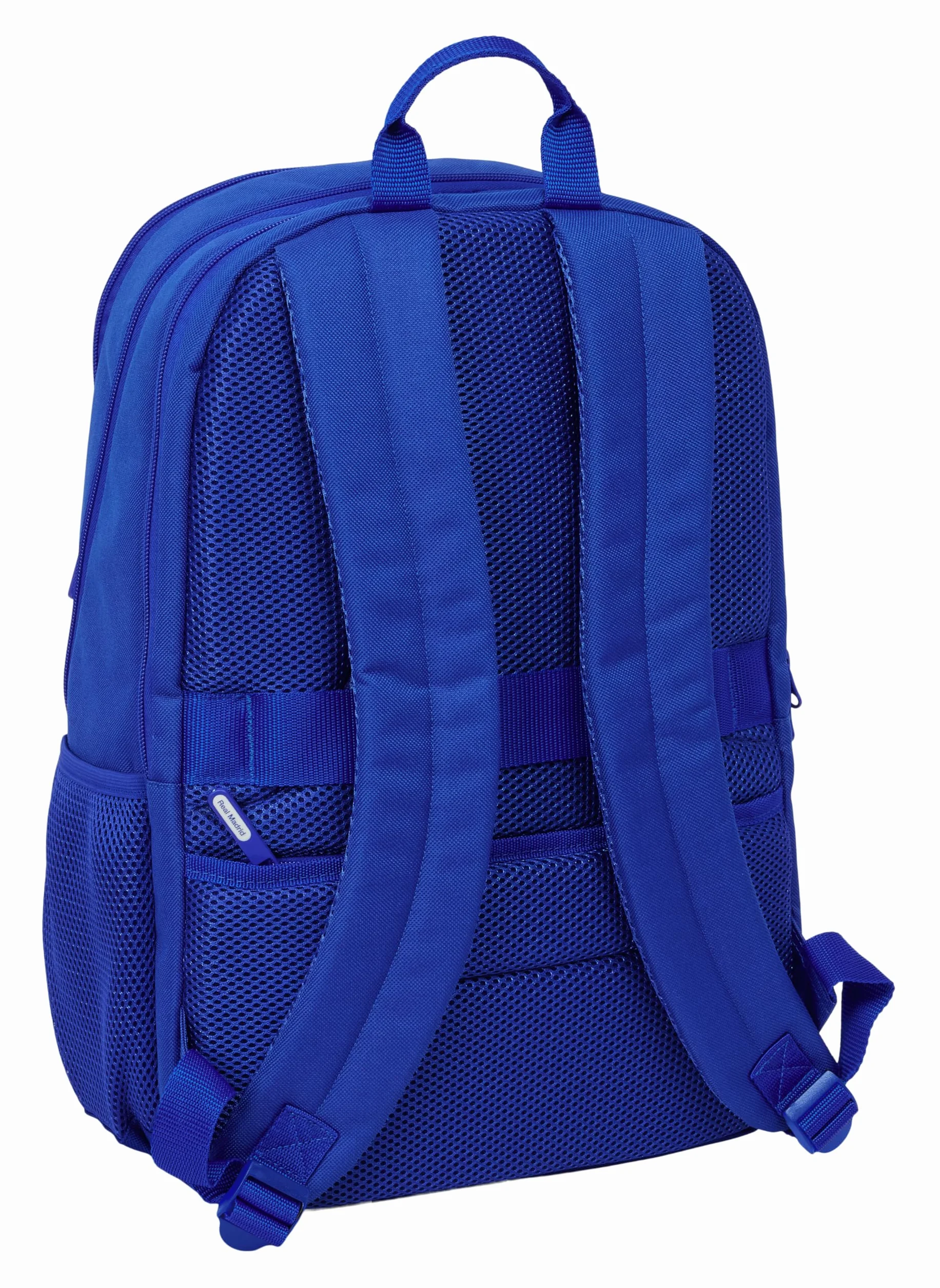 REAL MADRID - Mochila para Pádel, Mochila de Deporte, Ideal para Diferentes Edades, Cómoda y Versátil, Calidad y Resistencia, 30x17x42 cm