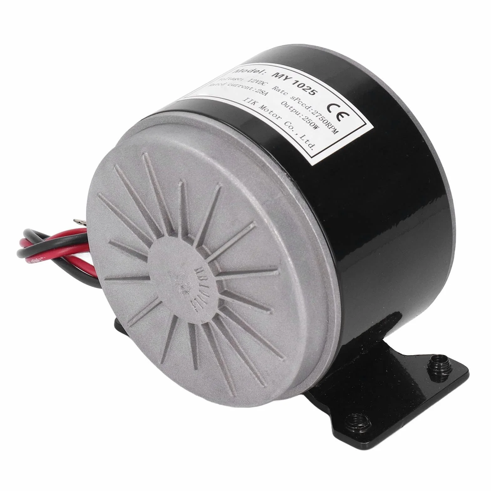 Motor DC Cepillado 12V 250W 2750rpm MY1025 para Scooter Eléctrico