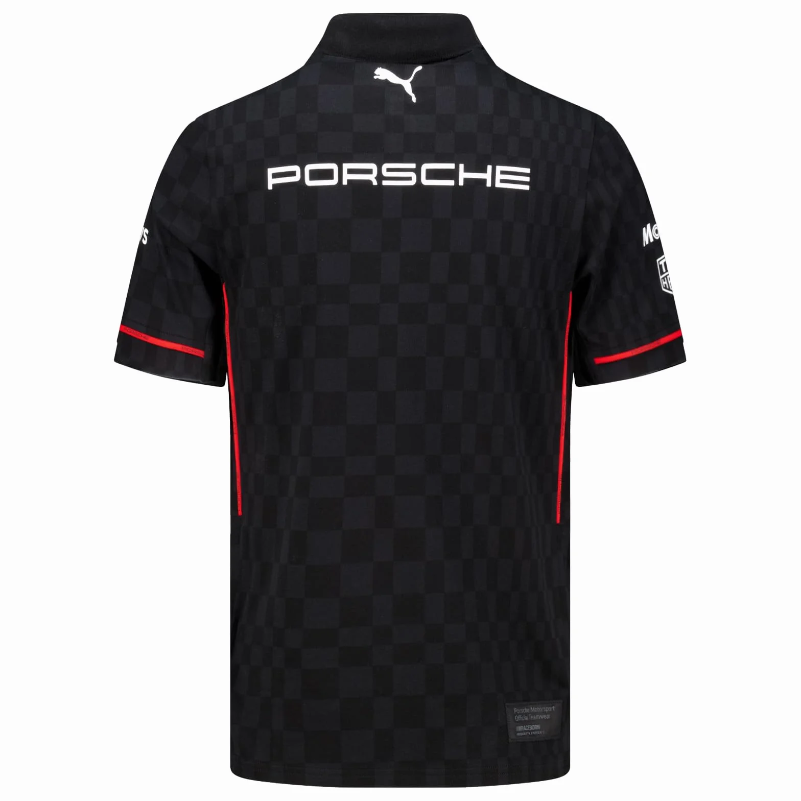 PUMA Porsche Motorsport Polo del Equipo para Hombre - Negro
