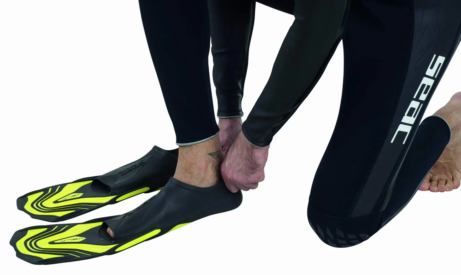 Seac Vela, aletas cortas para nadar y snorkeling