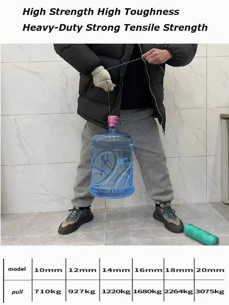 Tendedero Multiusos Cuerda De Polietileno Nailon 10 Metros Resistente para Colgar Y Secar Portátil Ligero para Interiores Y Exteriores