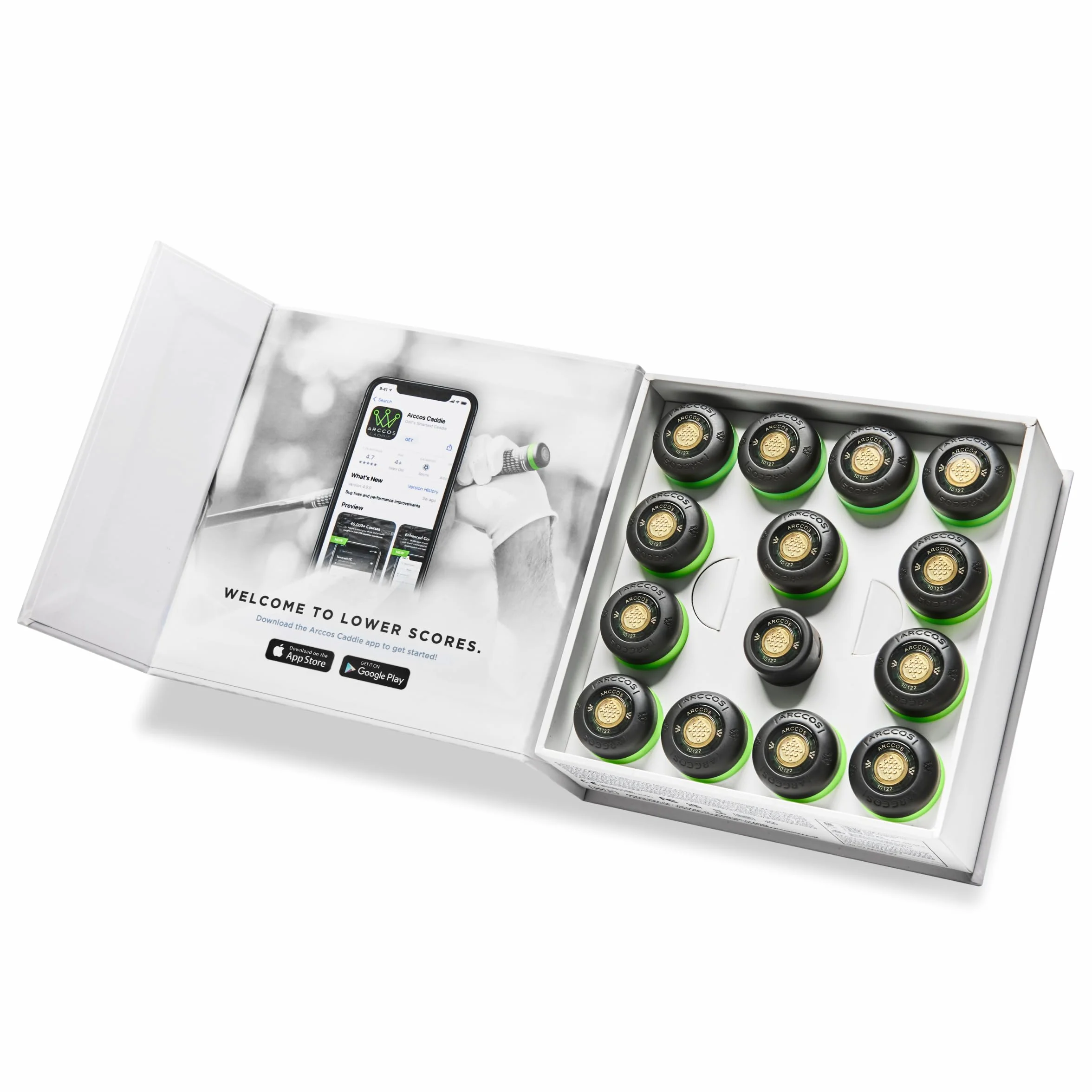 Arccos Smart Sensors: Sistema de Seguimiento de Juegos de Golf con IA, Telémetro GPS y Distancias Inteligentes
