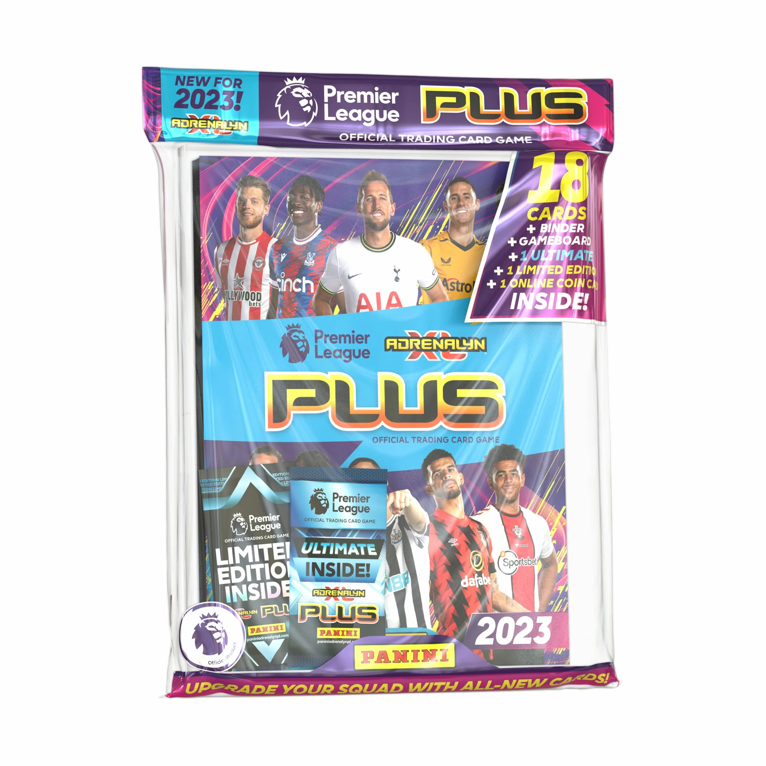 Panini- Premier League 2022/23 Adrenalyn XL Plus - Paquete de Inicio, Multicolor (PLAP2223SP)