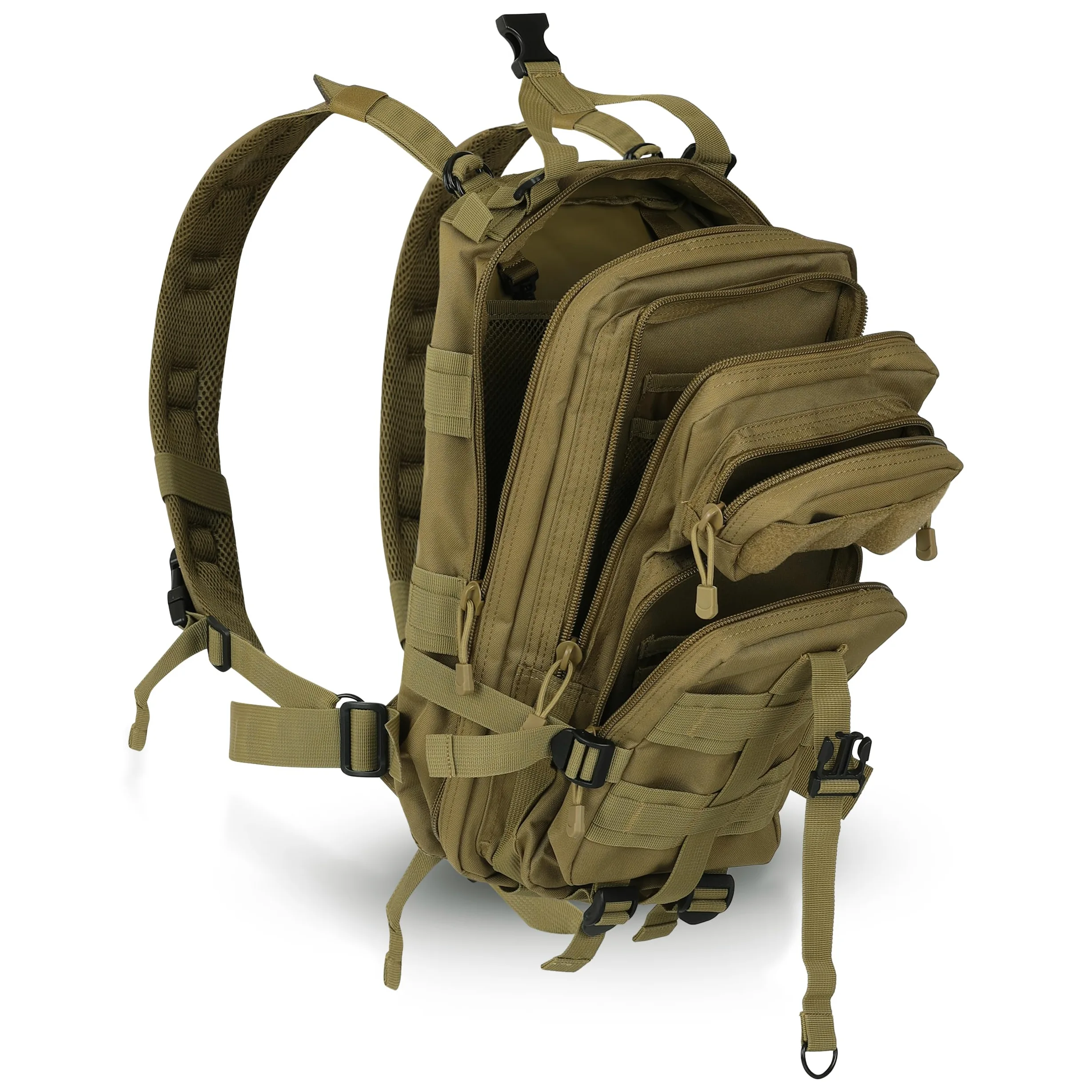 MOLLE - Mochila táctica militar pequeña de 30 L