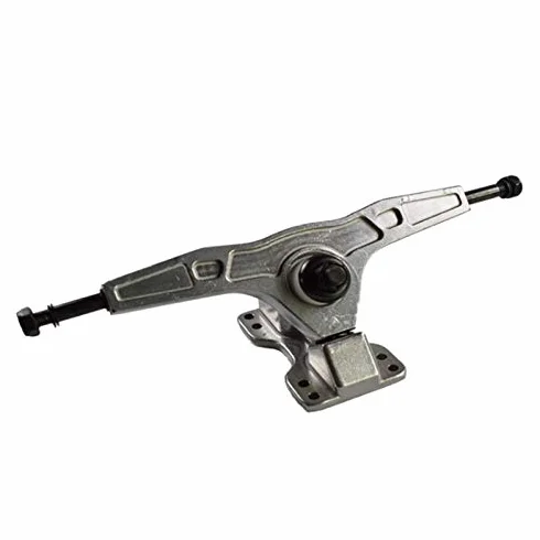 Arrival Surf Skate Trucks Aleación 7-Inch Land Skateboard Soporte Negro C7 Puente Soporte, Plata