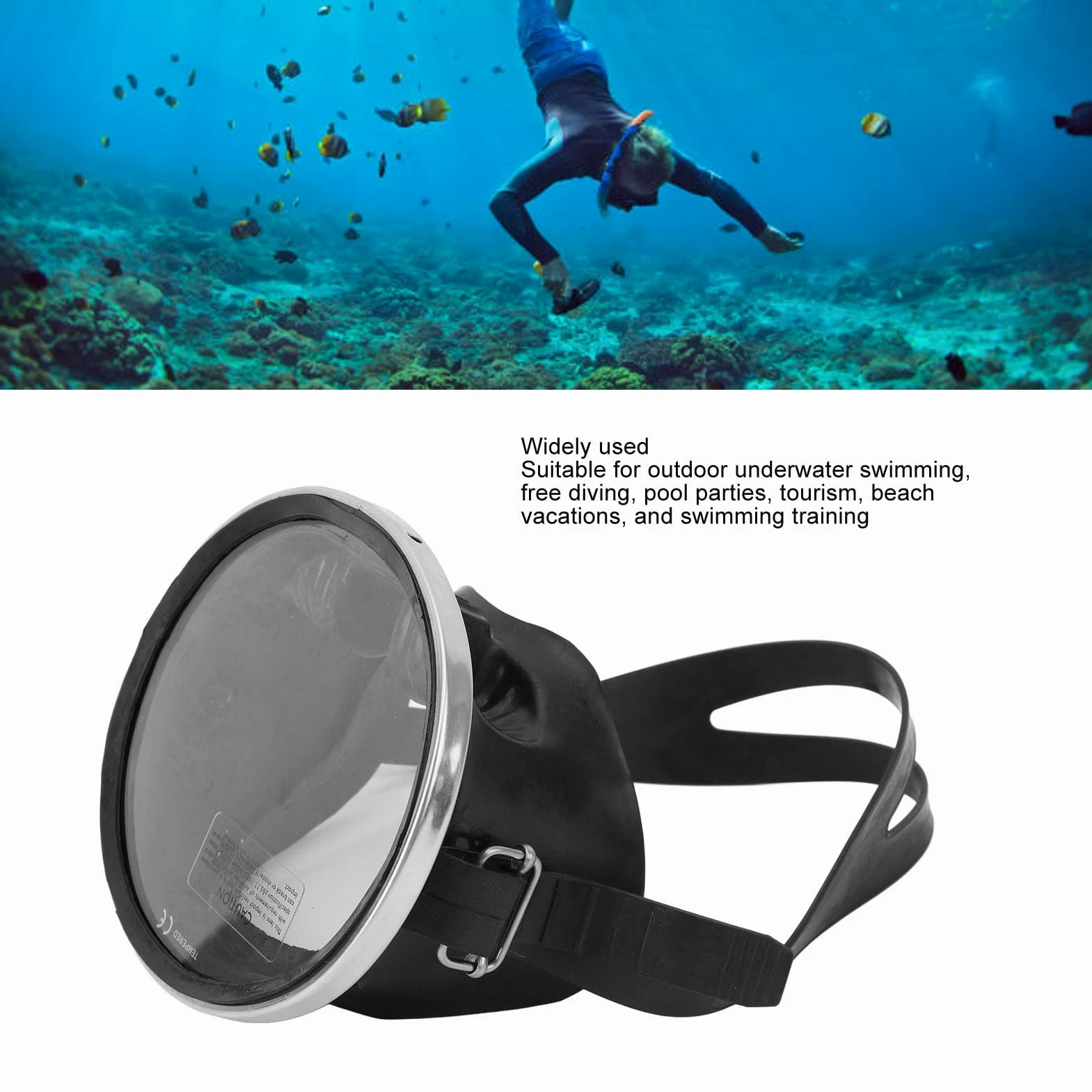 VGEBY Gafas de Buceo, Lentes Antivaho de Alta Definición, Gafas de Natación para Adultos para Natación Subacuática Al Aire