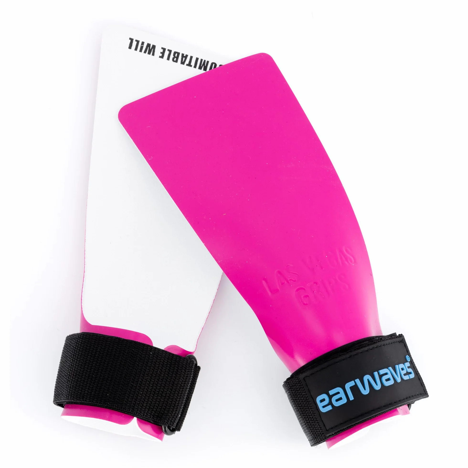 Earwaves® Las Vegas™ Grips No Chalk I Calleras Sin Magnesio I Tejido sintético Ultra-adherente Antideslizante I Más repeticiones I Atletas Ligeros I Fingerless Sin Agujeros