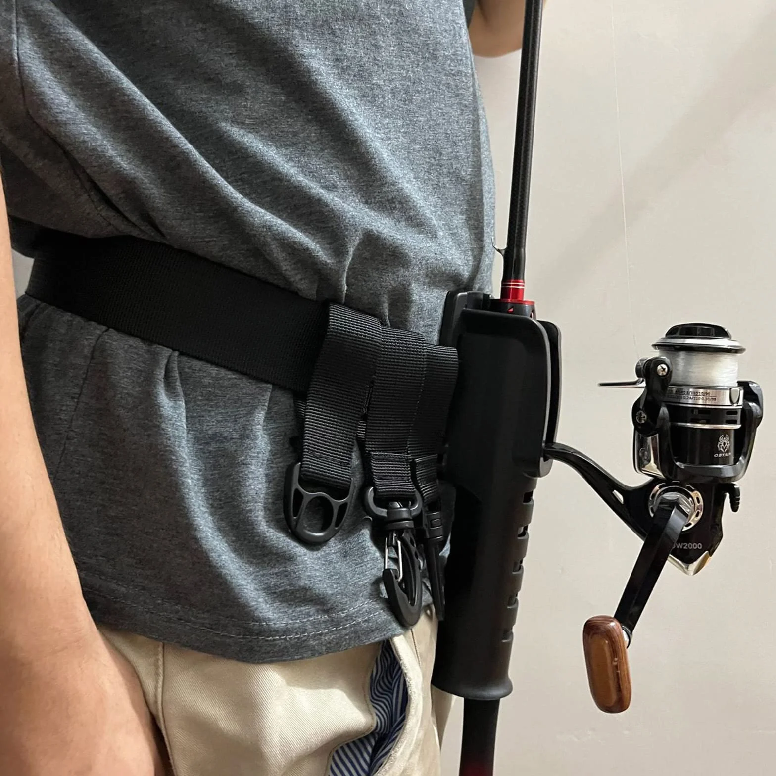 Cinturón de vadeador de pesca, cinturones de vadeo para kayaks, accesorios de pesca, cinturón de lucha, correas de vadeador, anillo en D y gancho, soporte para caña de cintura