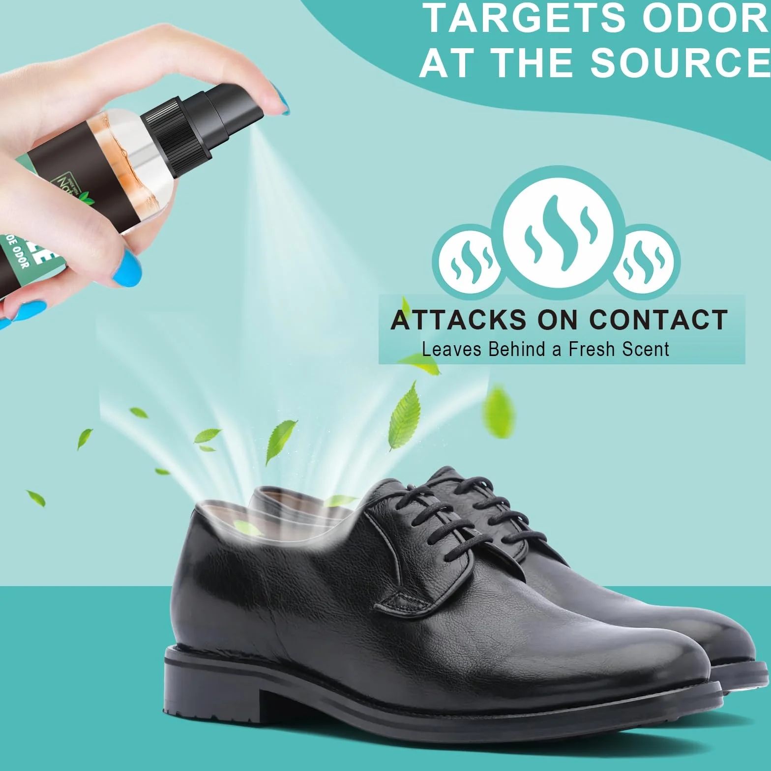 Desodorante en Spray para Calzado Antiolor Zapatillas Deportivas 100ml Aplicación Rápida
