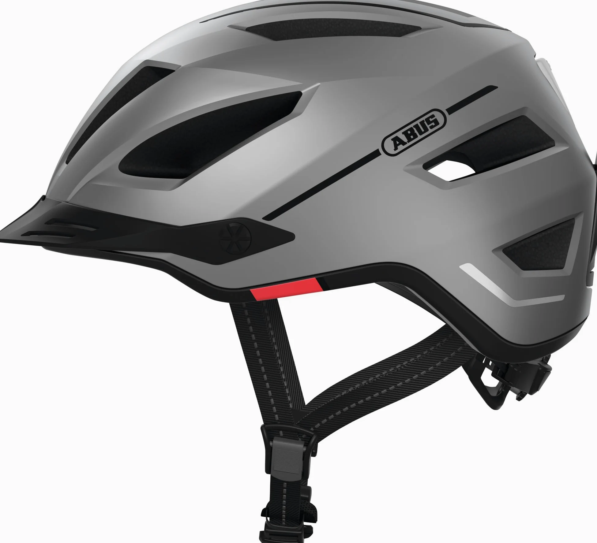 Casco urbano ABUS Pedelec 2.0 - Casco de bicicleta con luz trasera y protección para lluvia - Para el tráfico urbano - Para hombre y mujer
