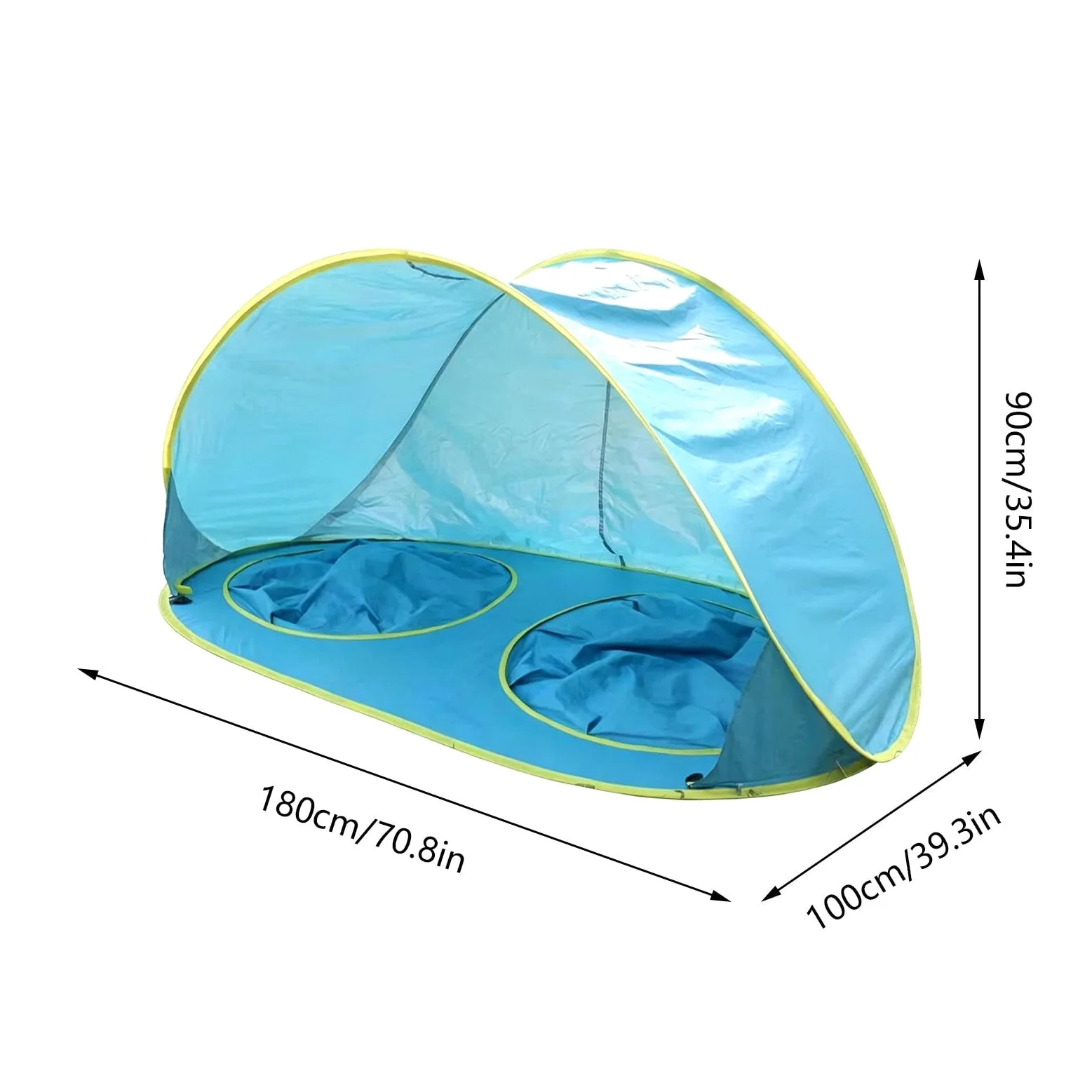 Tienda de Playa para Niños Protección Solar UV contra el Sol | Pop-Up para Playa para Campamento de Verano, Natación, Jardín y Guardería