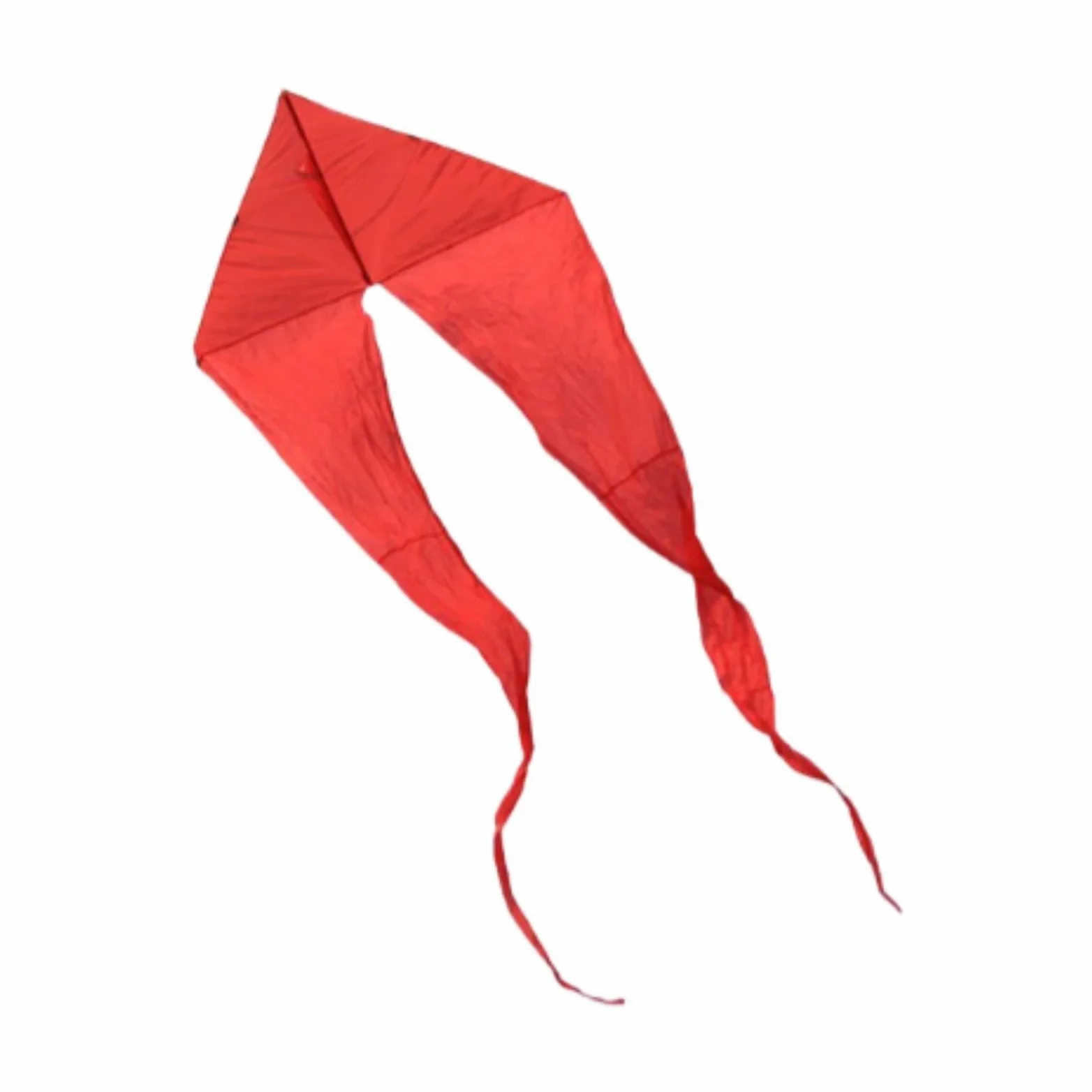 Cometa Fantasma con Diseño de Cola Danzante Juguete Volador Triangular Portátil Línea Individual Plegable para Niños Adultos y Principiantes