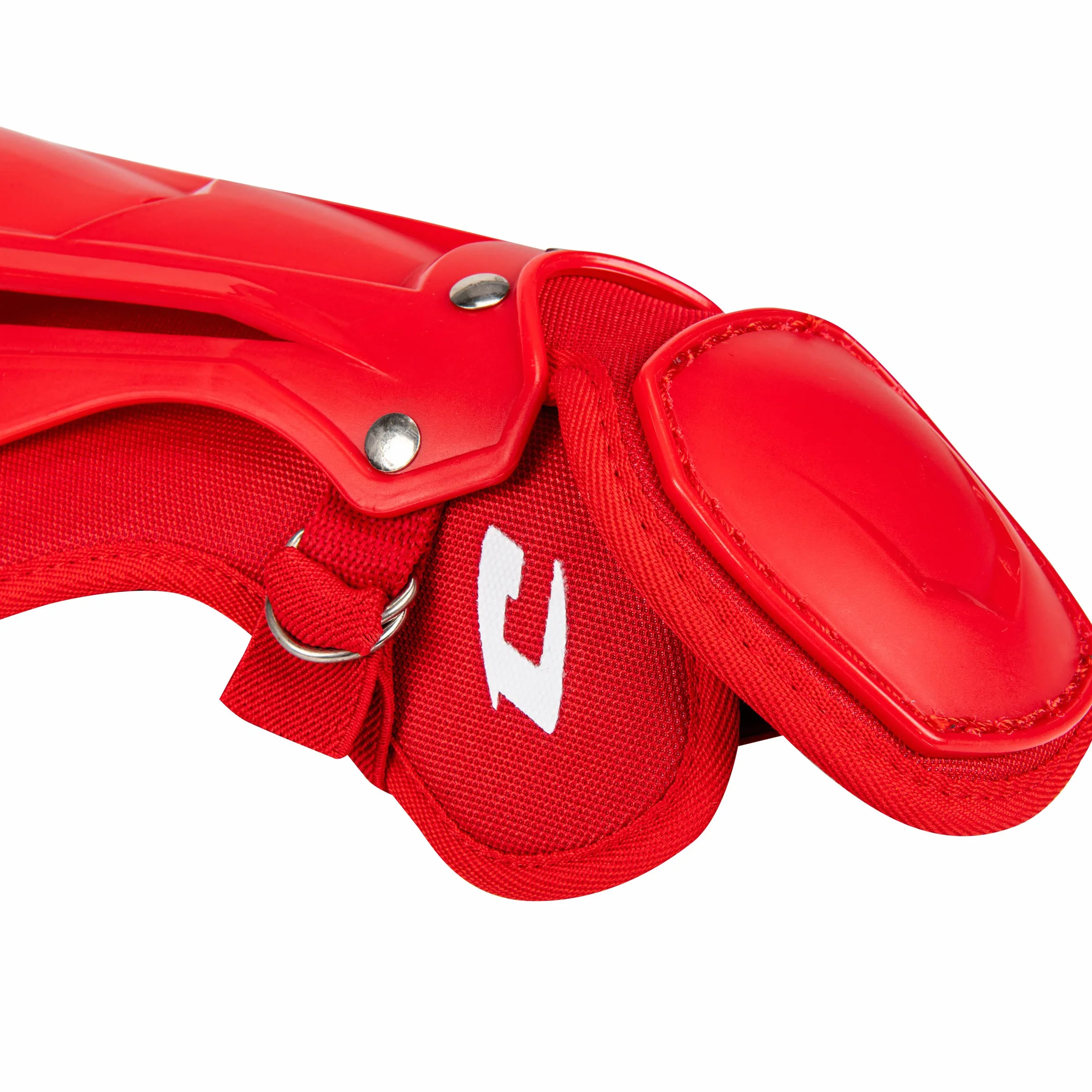 Champro Optimus MVP - Protectores de piernas para atascador de béisbol con doble rodilla, 16,5 pulgadas de longitud