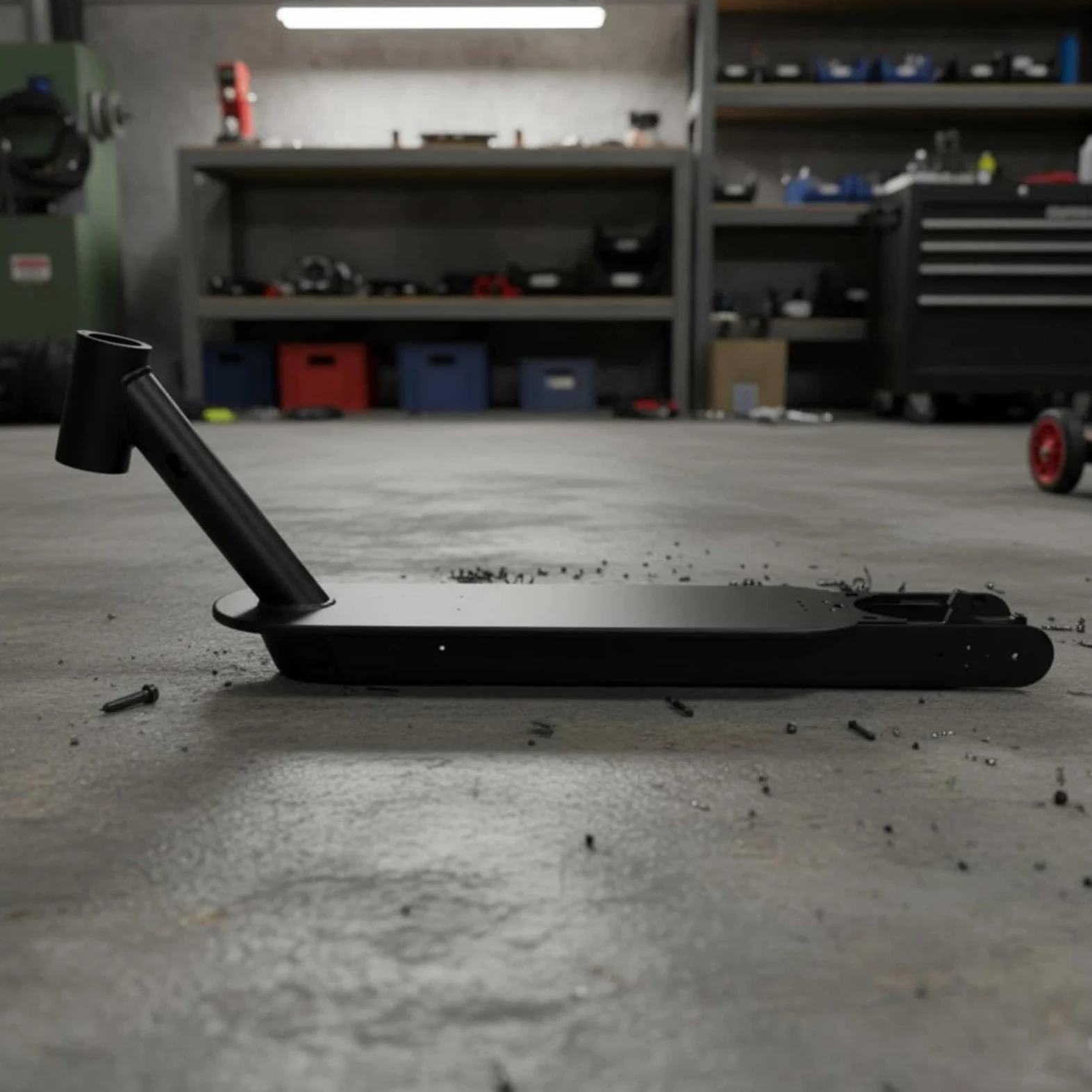 Marco para Scooter Eléctrico Accesorio Chasis Soporte Aluminio Compacto Estable Adecuado para Reparación Mantenimiento Vehículo Eléctrico en Ciudad