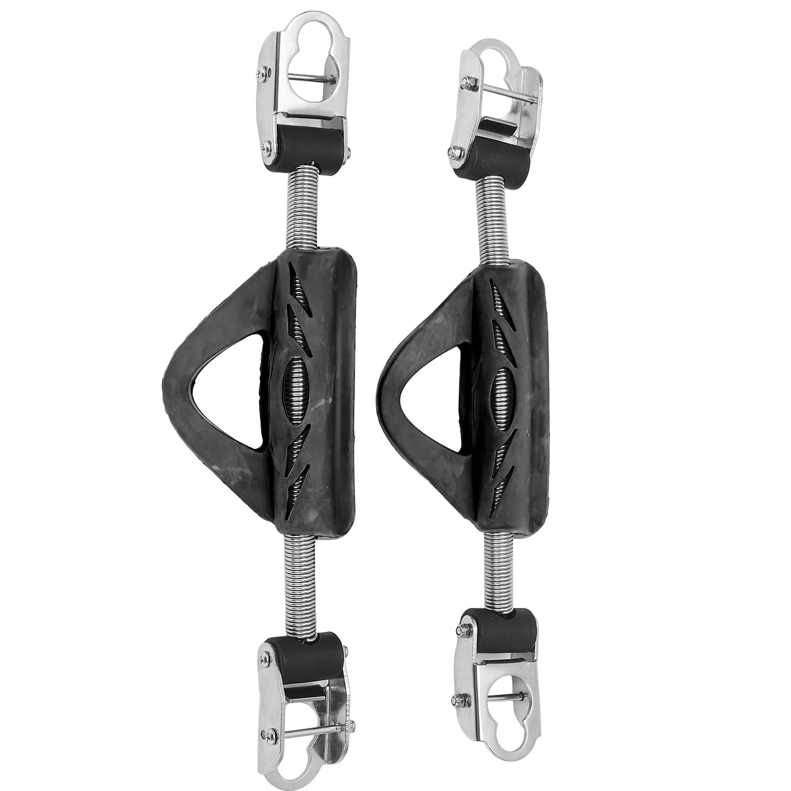 2 Correas de Resorte para Aletas de Buceo, Acero Inoxidable 316, Doble Uso, con Hebillas, para Jet Fin (OMS).