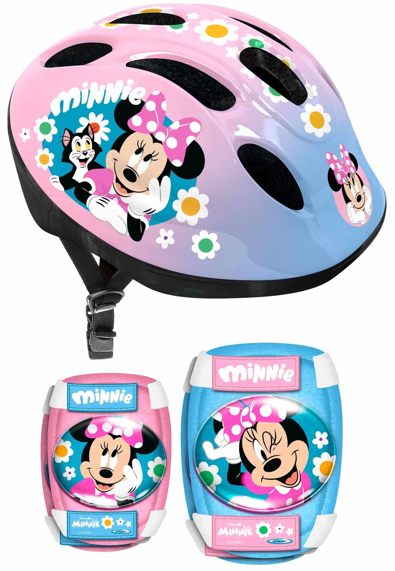 Set Helmet + Elbow & Knee Pads Minnie It's ME