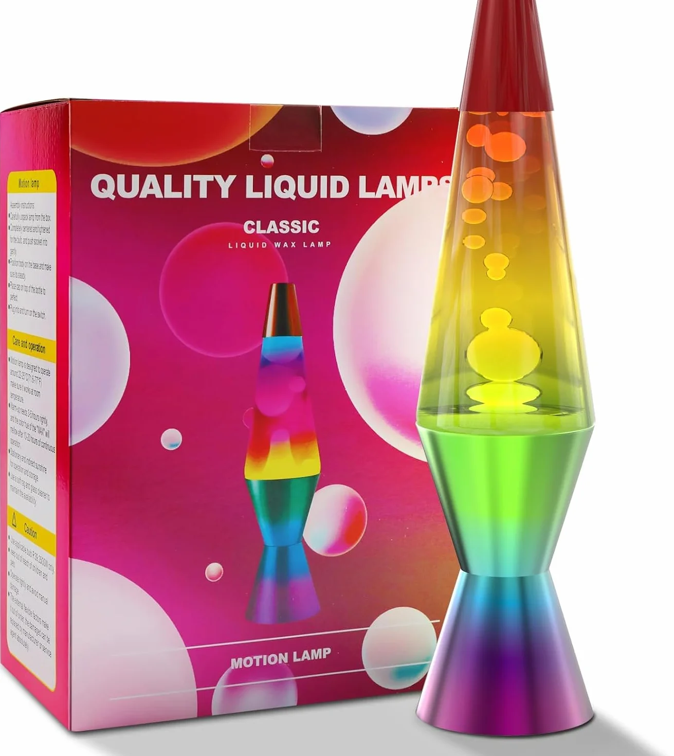 Lámpara de 25W 14.5inch Arte Cinético Luces Arcoíris para Aliviar el Estrés y Concentración