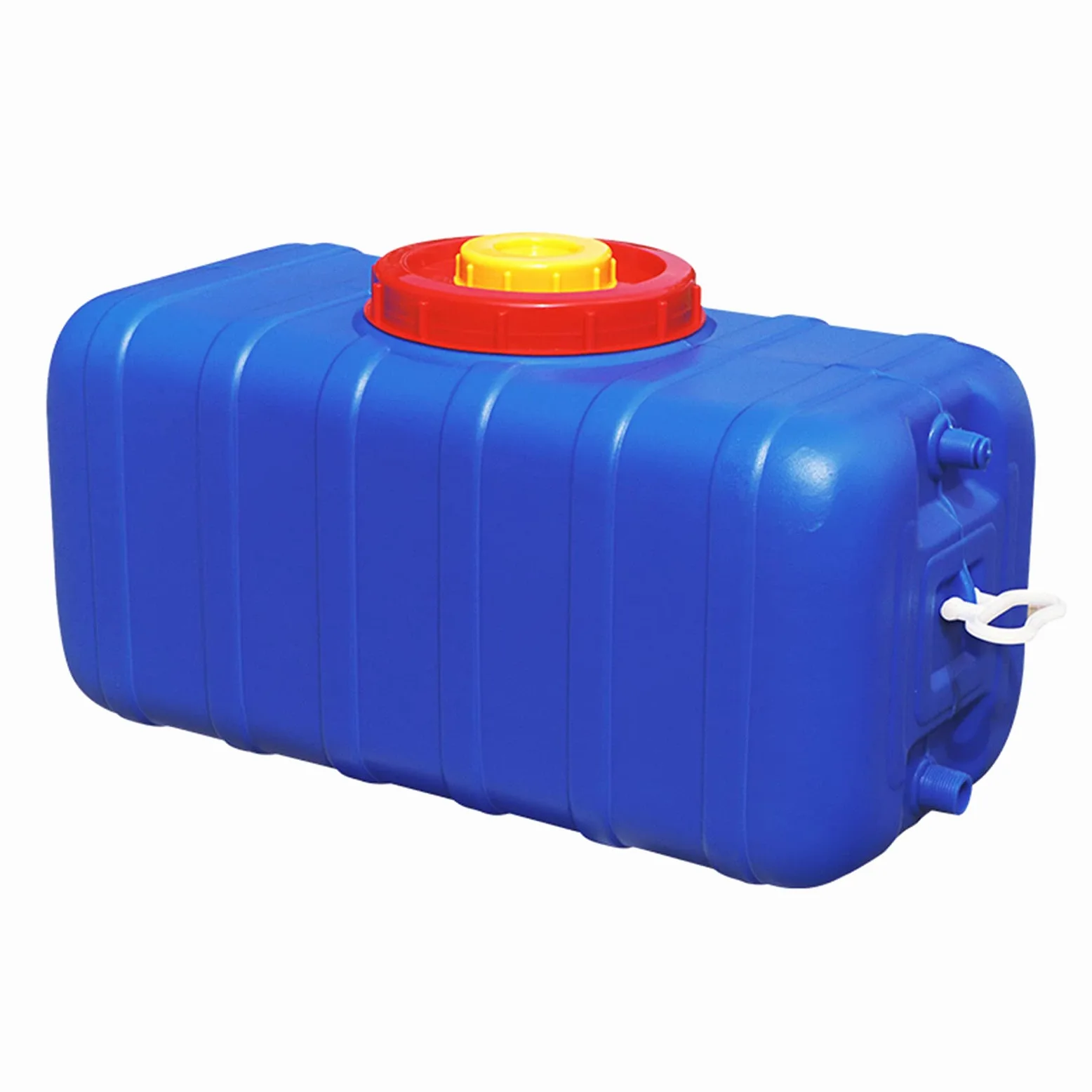 Bidon Agua 200 litros Gran Capacidad Envase Agua Que Acampa para Acampada Y Marcha Almacenamiento De Agua De Plástico Grueso Cubo Azul Tanque De Agua De Plástico De Grado