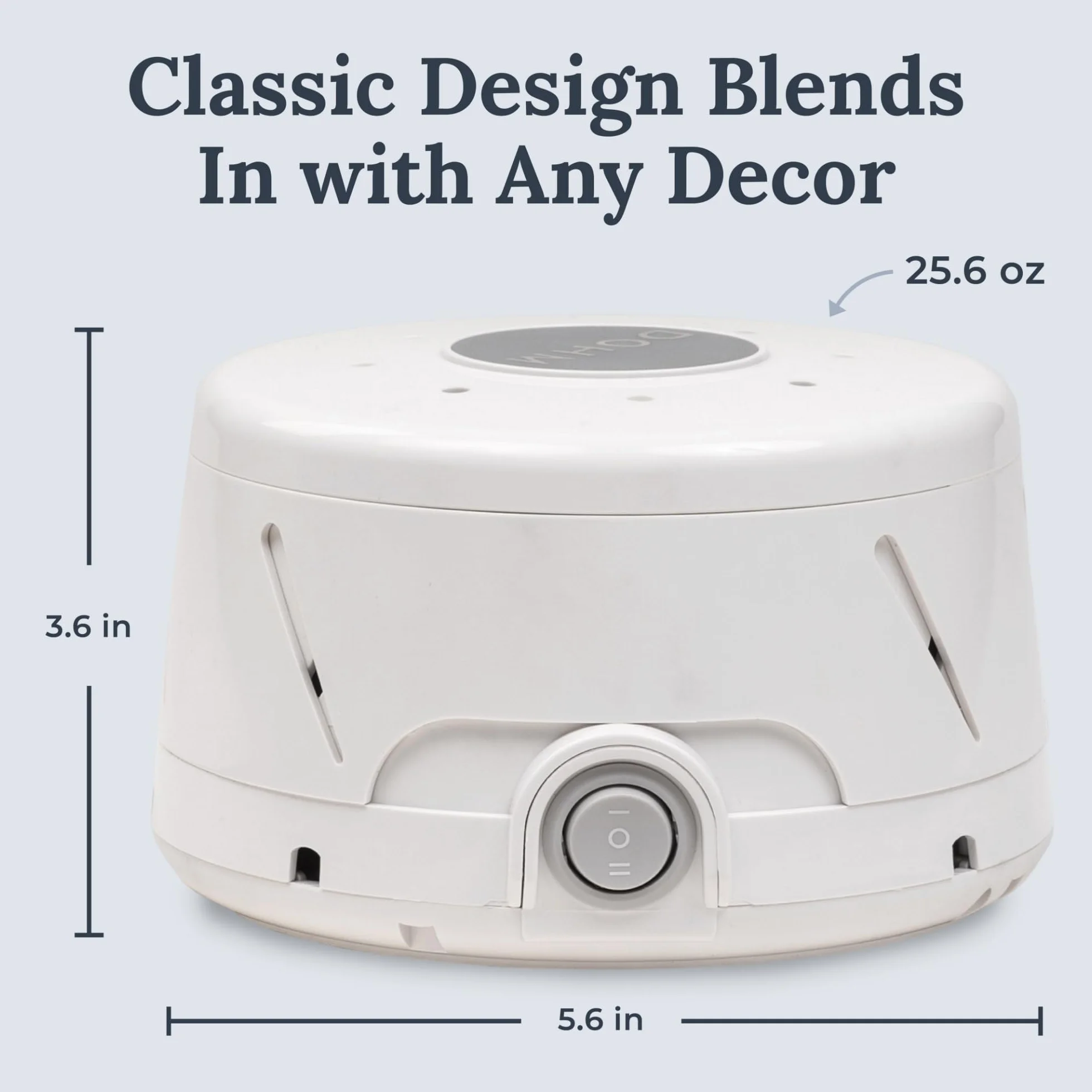 Yogasleep Dohm Classic + Travel Case Bundle Blanco