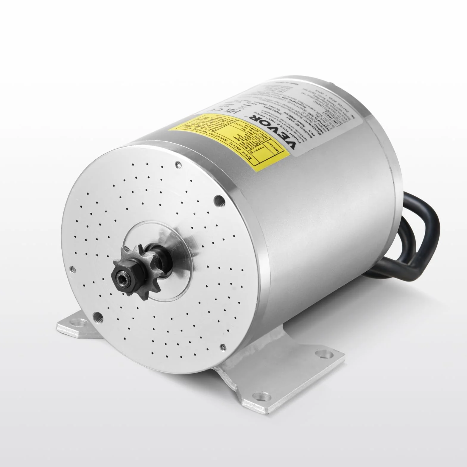 VEVOR Kit de Motor Eléctrico sin Escobillas de CC 1800 W 48 V 4500 RPM Controlador de Velocidad para Karts Bicicletas Eléctricas