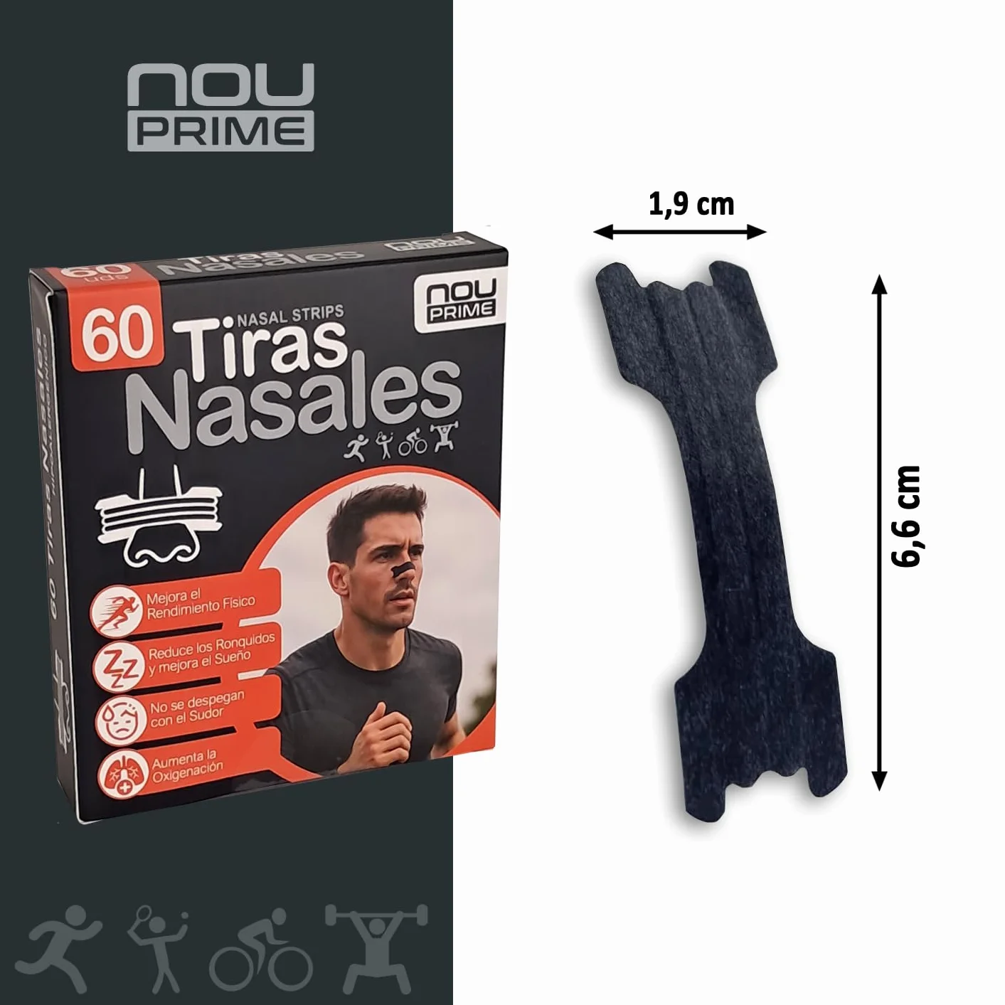 Breathe Right Tiras Nasales Antironquidos 60 Pack Premium Para Dejar De Roncar