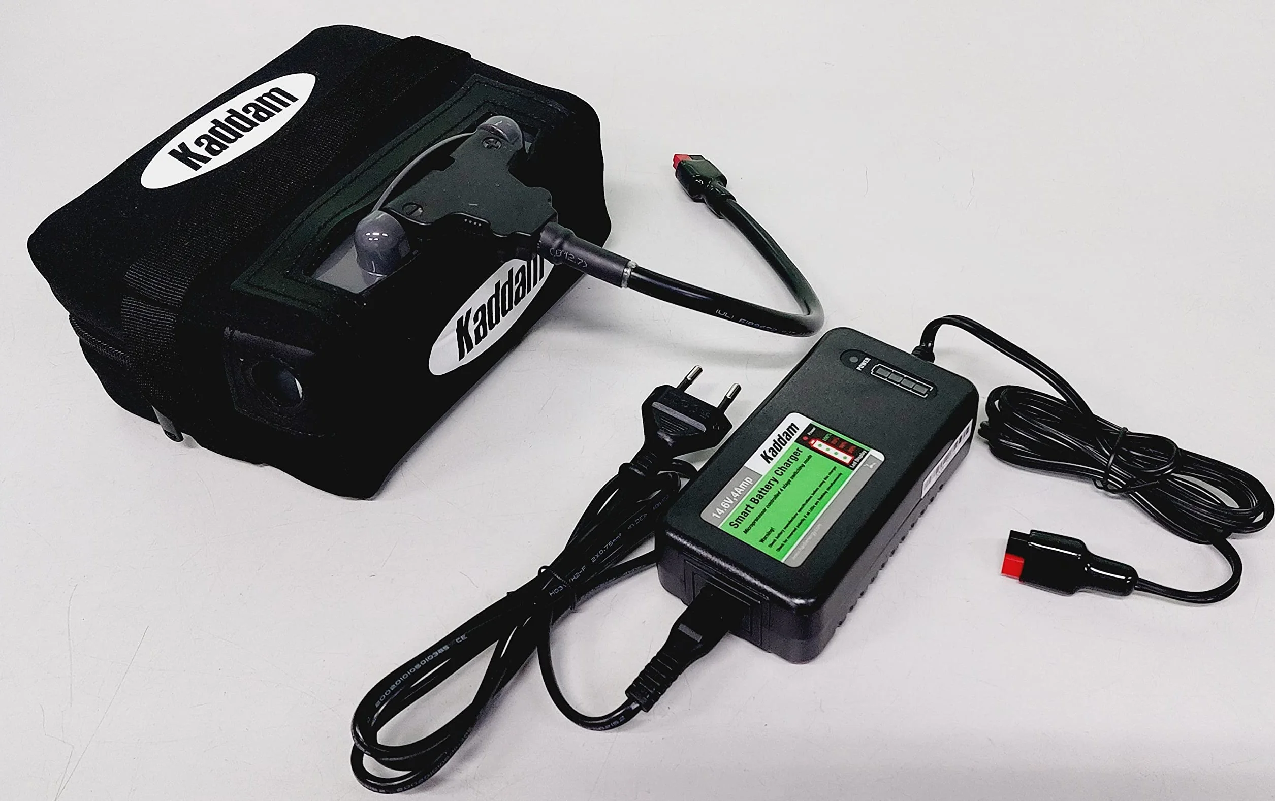 BATERÍA Litio 12V 18AH+con USB+Cargador+Cable EN «T»+Bolsa