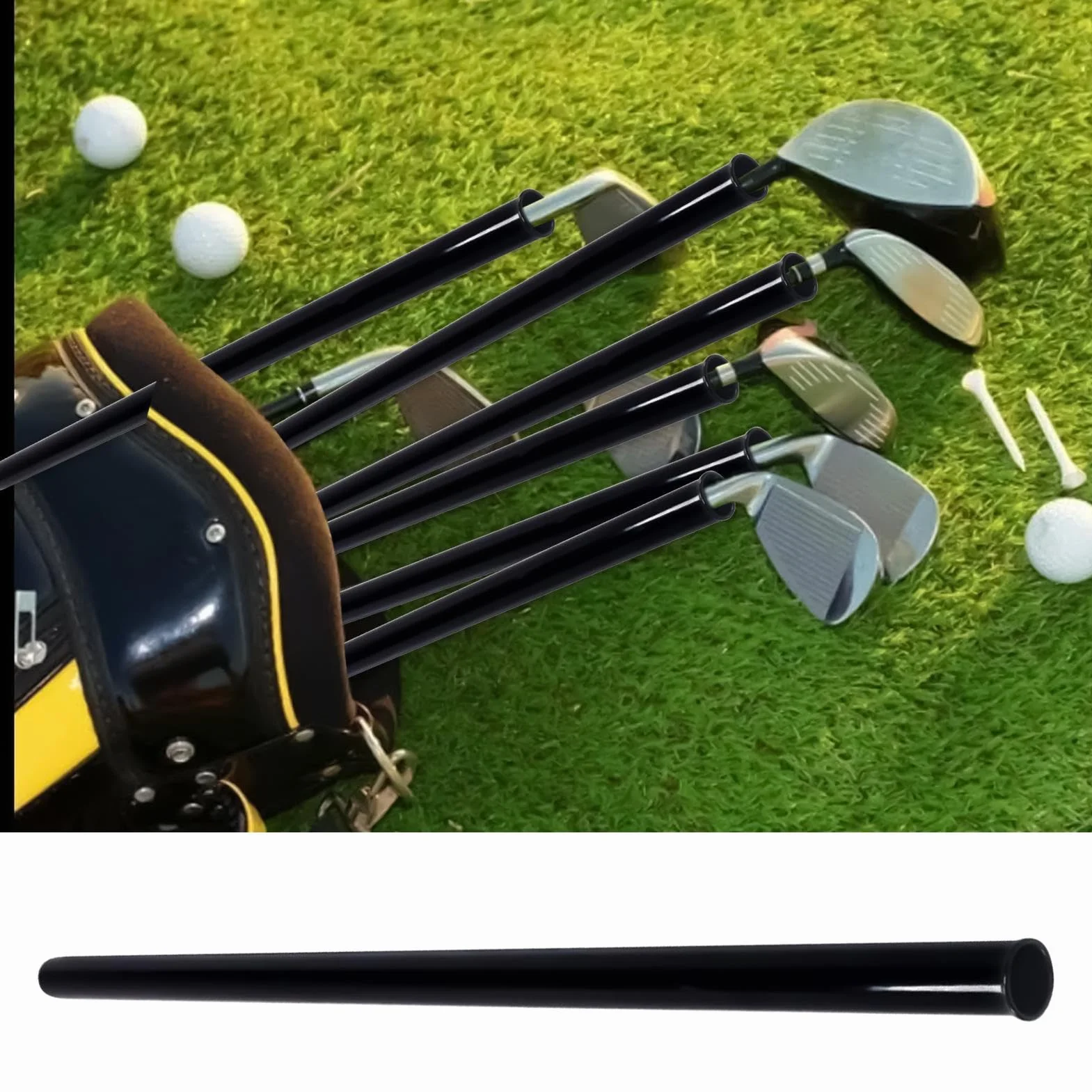 Generisch Mangueras de golf – Mangueras para bolsas de golf, raquetas, separadores, divisores, material de PVC, insertos de balle, accesorios para carro, palos de golf, golfistas de hombre