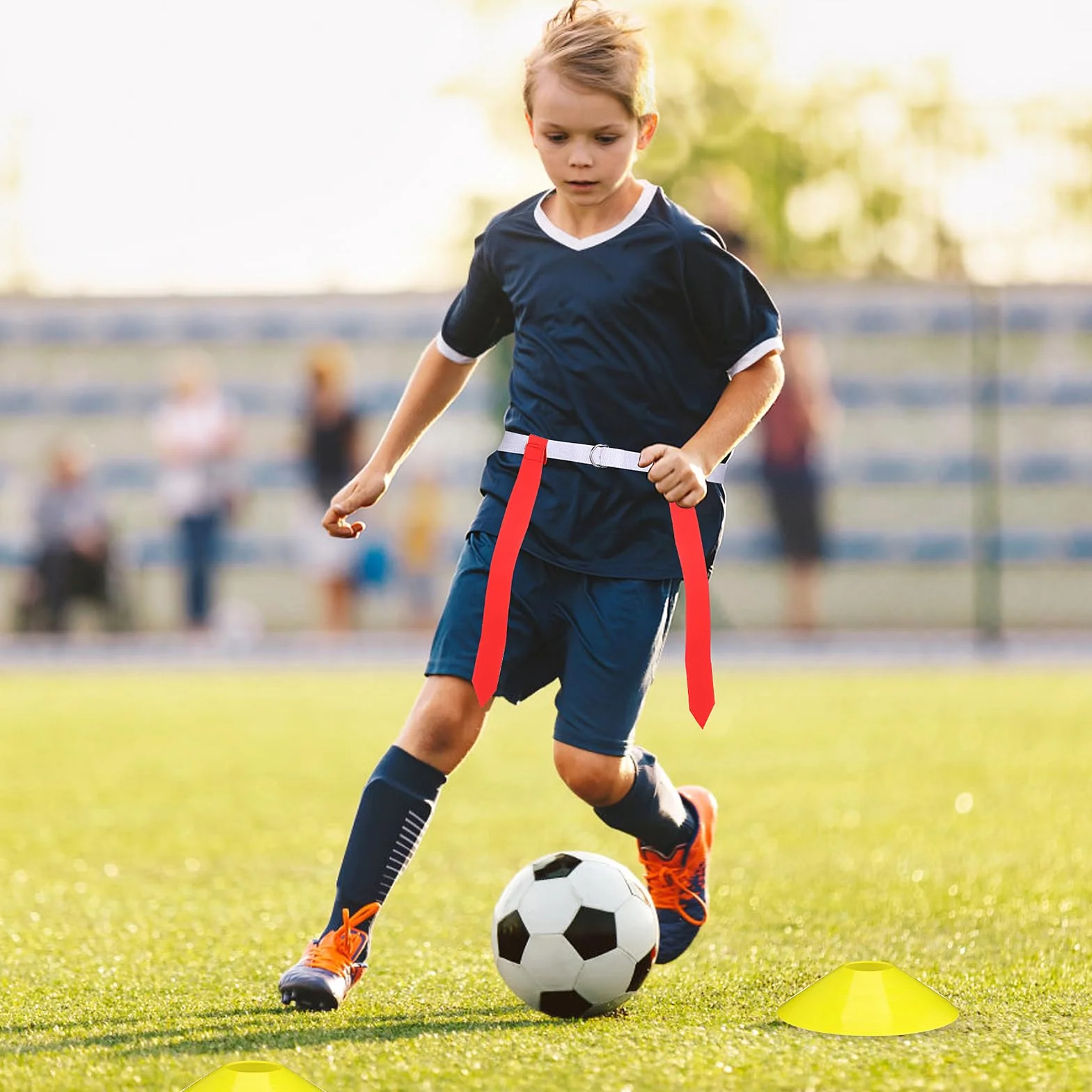 Juego de cinturones de fútbol con, 12 unidades, para jugadores y fútbol, con, 3, 4 gorros, accesorios de entrenamiento de fútbol, 16 piezas