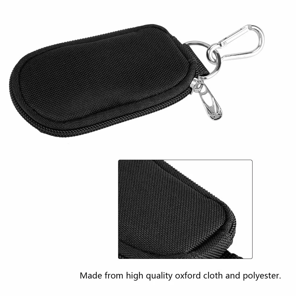 Estuche Organizador Portátil para Aceites Esenciales, 10 Compartimentos, Negro, Oxford, 2/3ML, 11.3x7x1cm