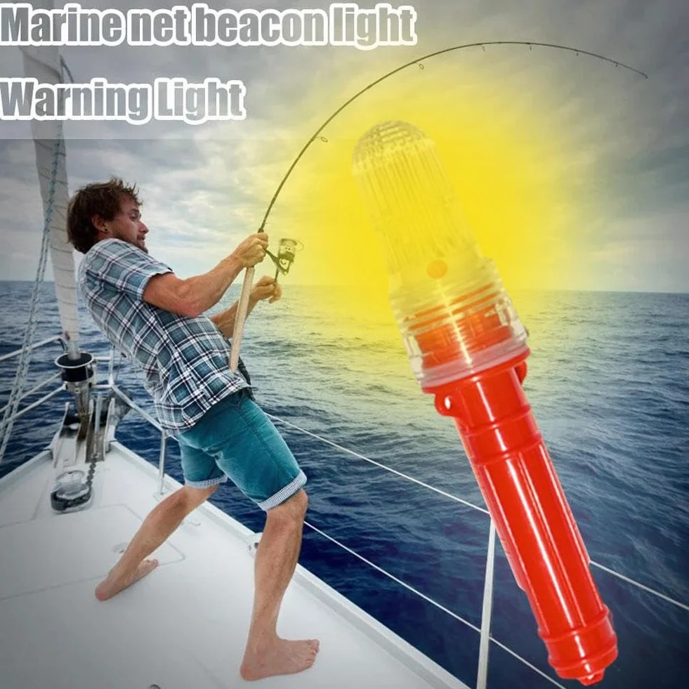 3 bengalas de barco, 2025 mejoradas para barco, aprobadas por la Guardia Costera, bengalas electrónicas para barco, señales de emergencia impermeables para redes de pesca, boyas y barcos