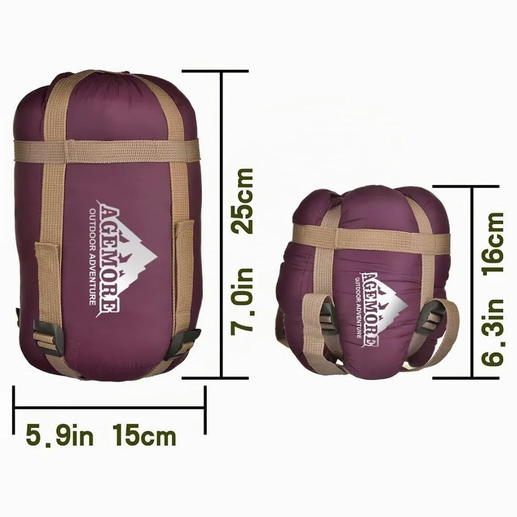 Envelope Saco de Dormir para Camping Viajes Senderismo Multifuntion Ultraligero
