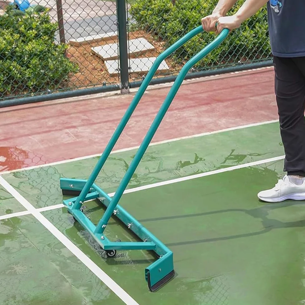 Limpiador de Superficies para canchas de Tenis, Limpiador de Superficies para Pisos de estadios, Rodillo Limpiador para canchas de Baloncesto, cancha de Tenis con 2 Hojas d,