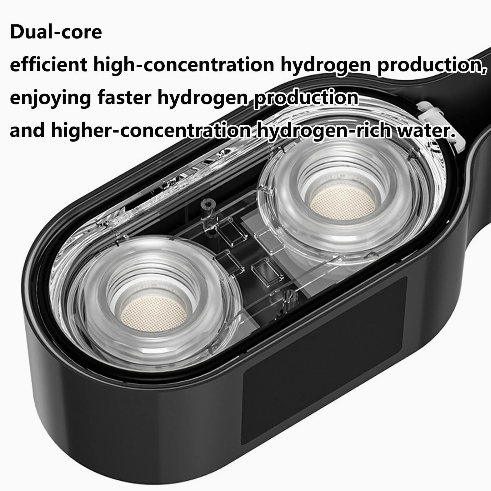 2L Generador De Agua Rica En Hidrógeno Molecular Con Pantalla Táctil LED Máquina De Ionizador De Agua De Hidrógeno Modo Dual Hacer Contenido De Hidrógeno Hasta 2000 Ppb Para El Hogar Oficina Usar