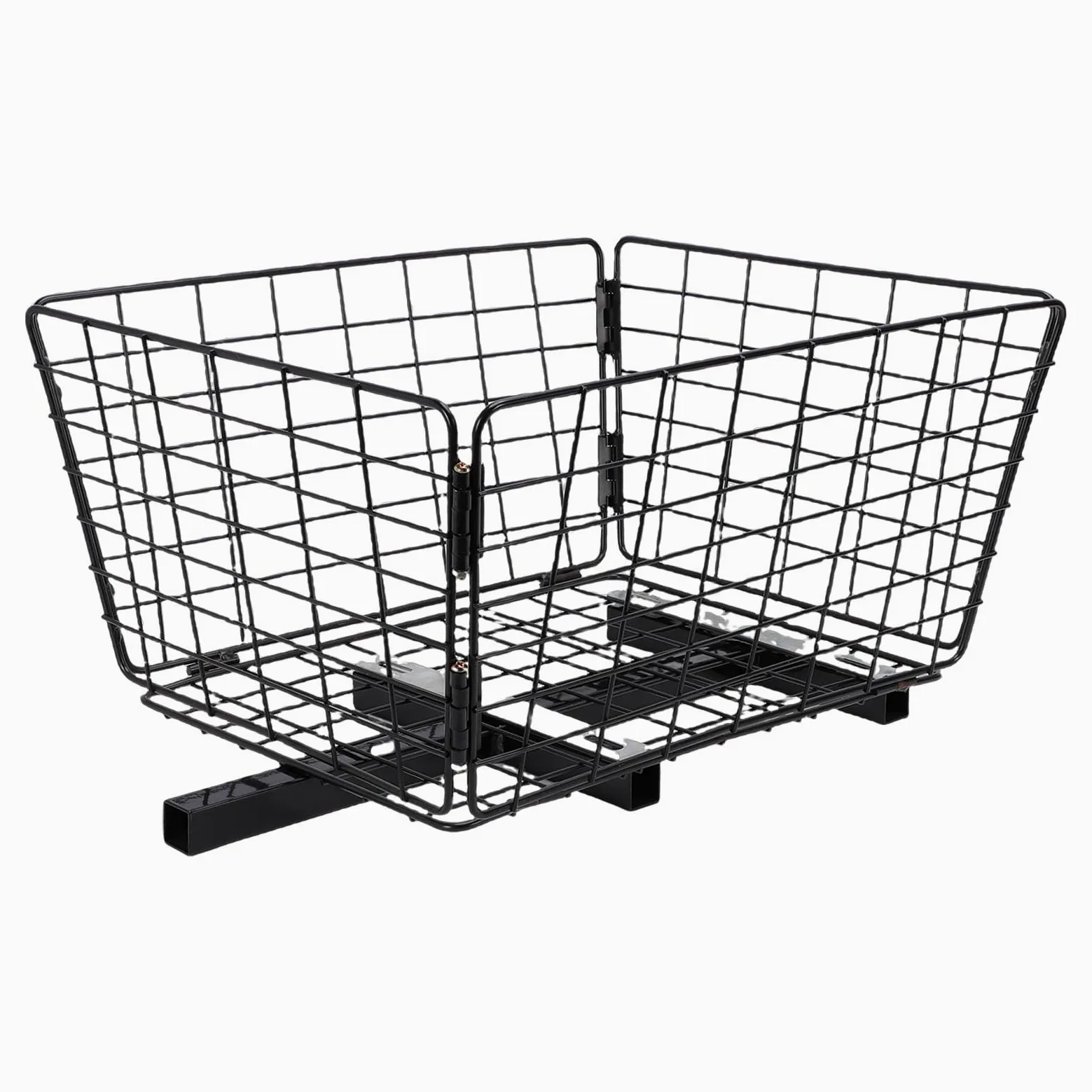 Cesta Trasera para Scooter Cesta Trasera para Scooter de Movilidad de Metal Plegable Resistente para Compras, Apta para Scooters Pride, Drive, Golden, Merits