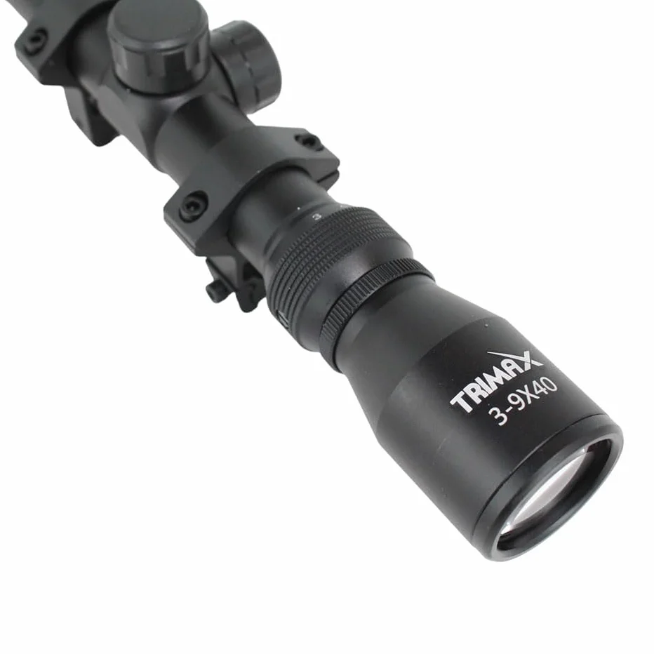 Visor Telescópico 3-9×40 TRIMAX para Escopetas, Rifles, Carabinas y Pistolas de Aire Comprimido 11mm