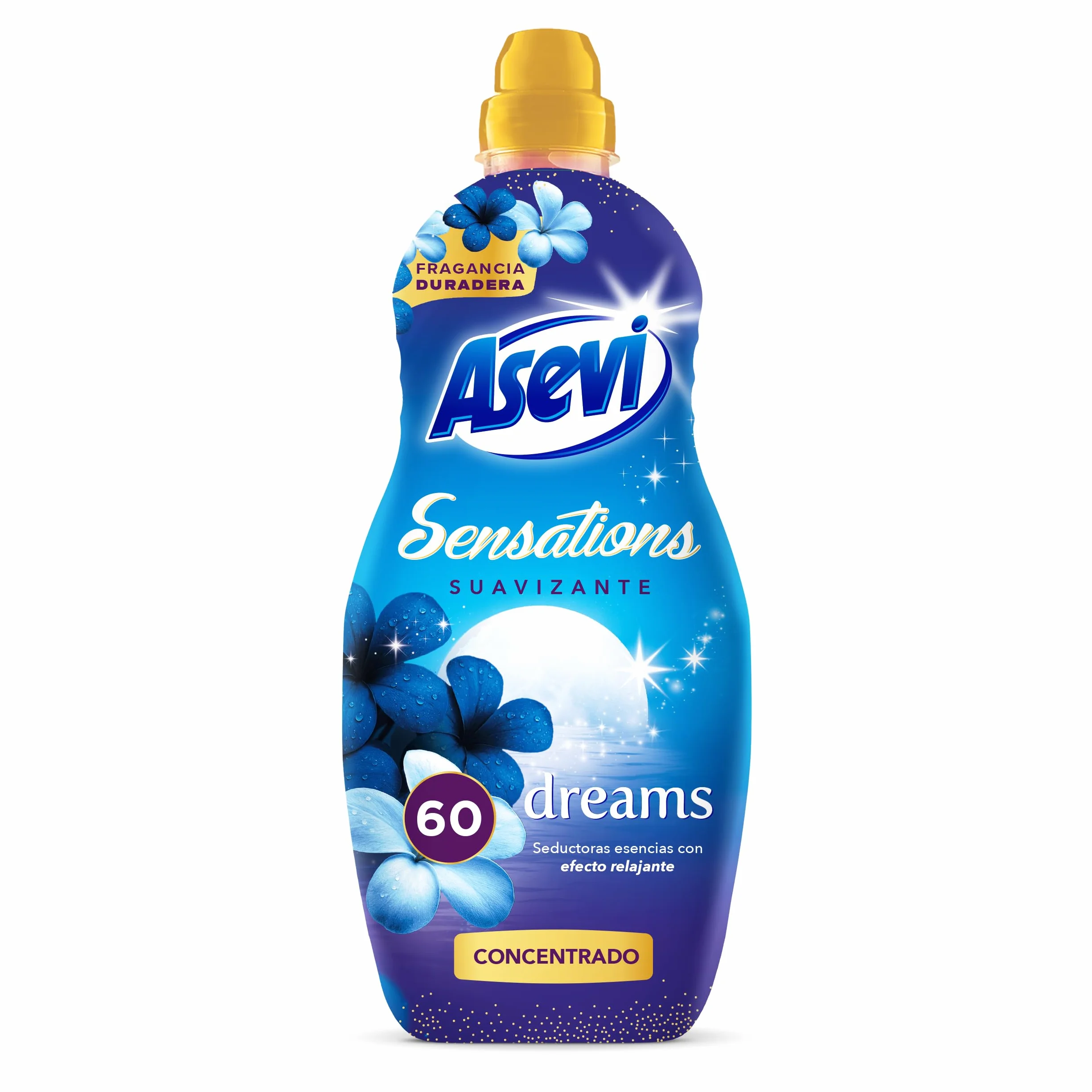 Asevi Suavizante para Ropa Sensations Dreams - Suavizante Concentrado para Lavadora - 60 Lavados